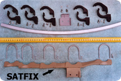 SATFIX fejtartó